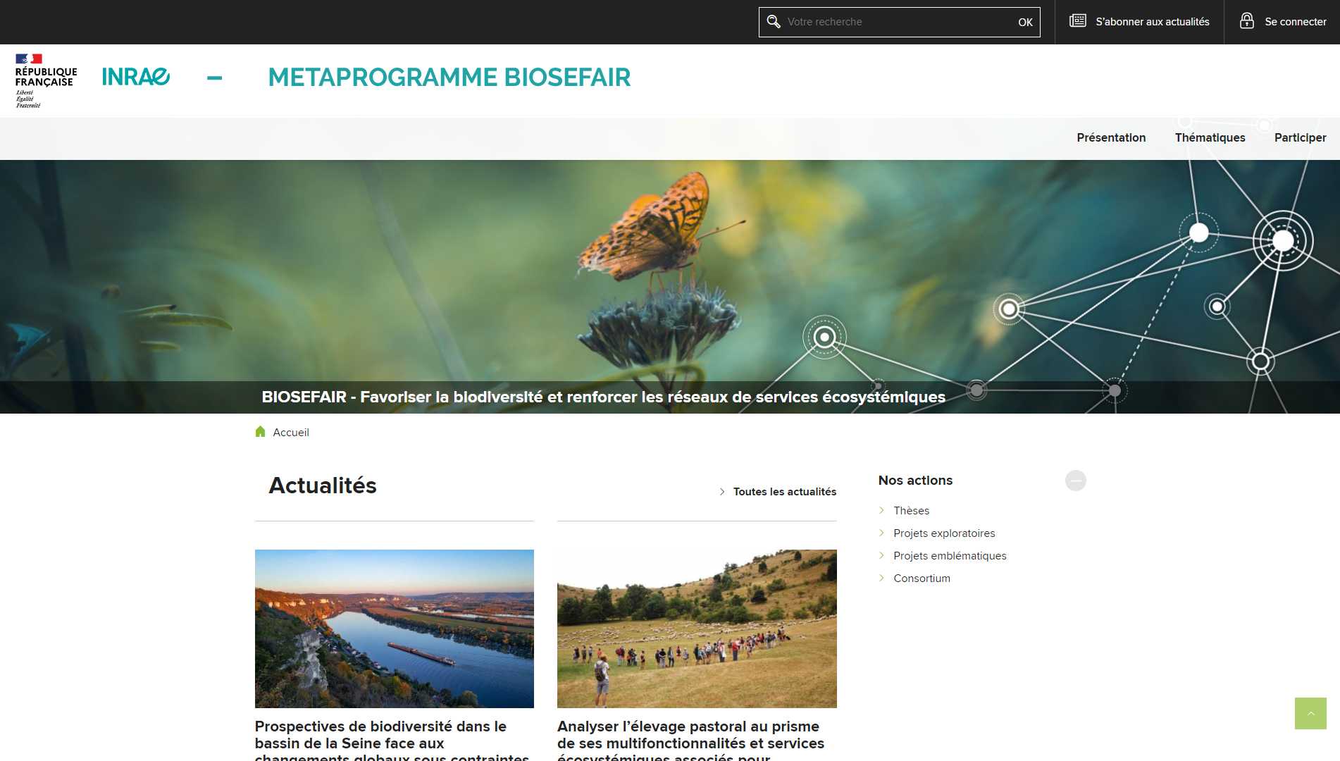 Métaprogramme BIOSEFAIR