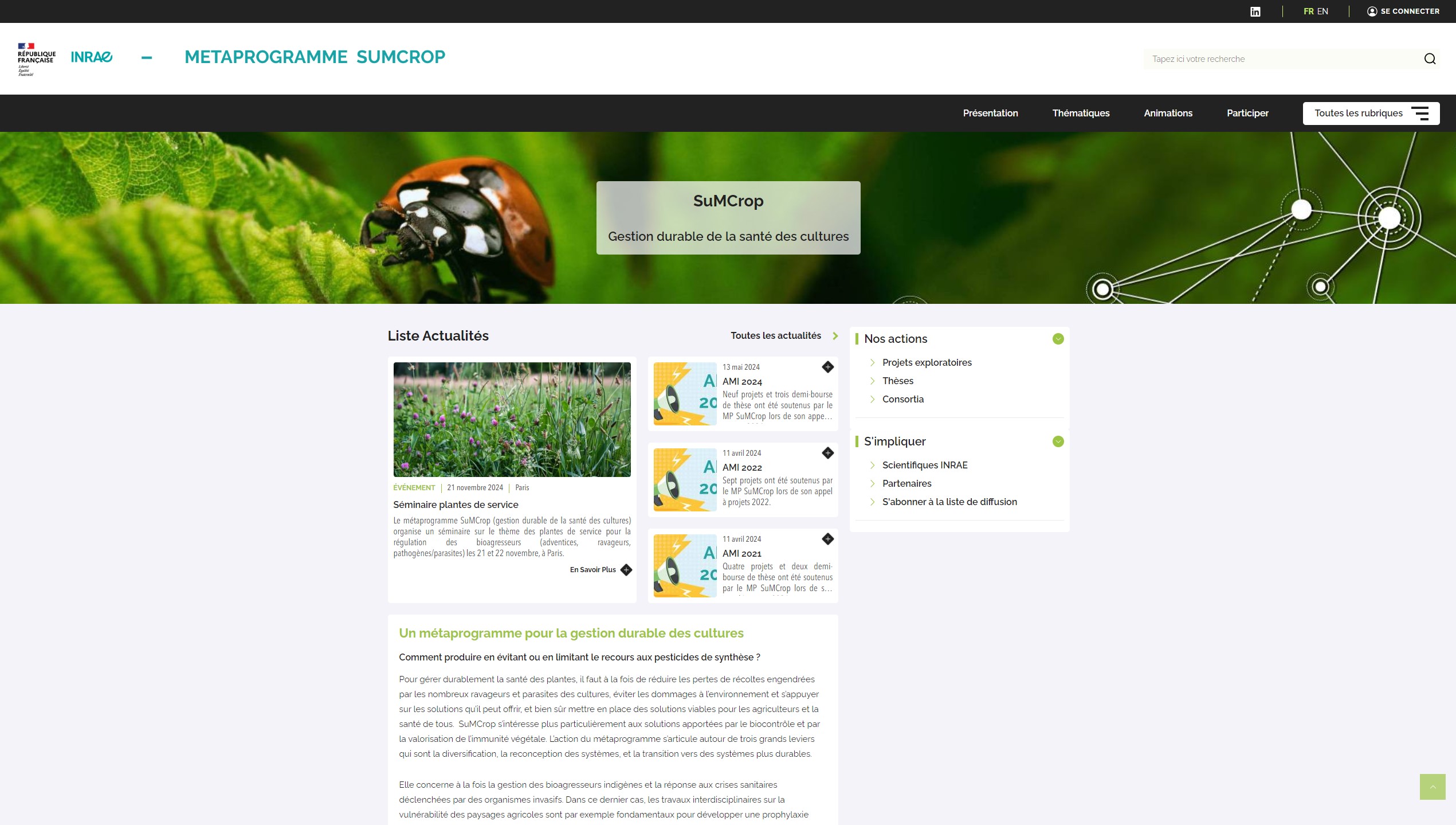 Métaprogramme Sumcrop