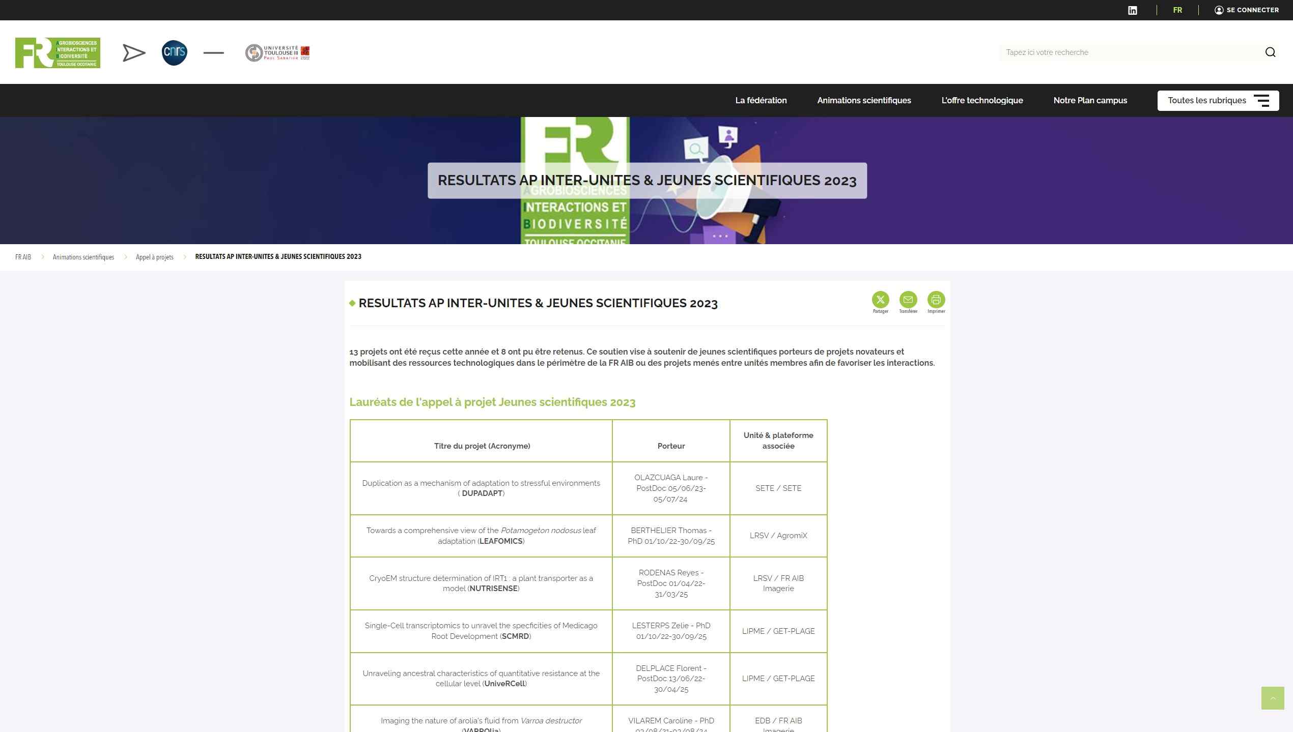 Site FR AIB